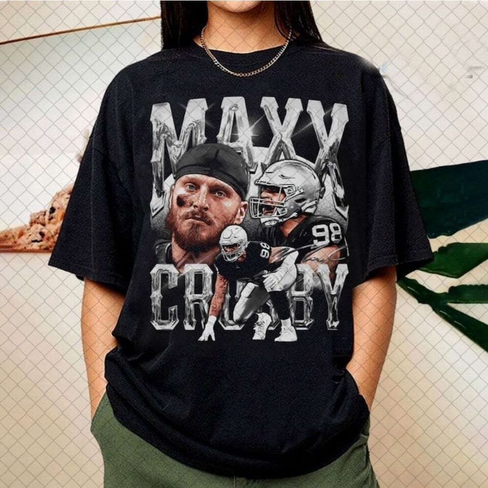 Maxx Crosby Retro Shirt Football T-shirt Maxx Crosby Graphic Tee